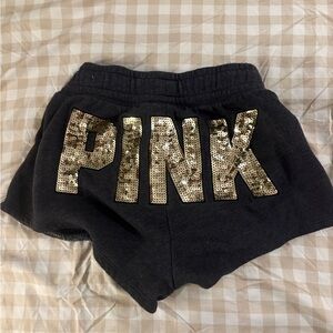 Rare pink bling booty shorts